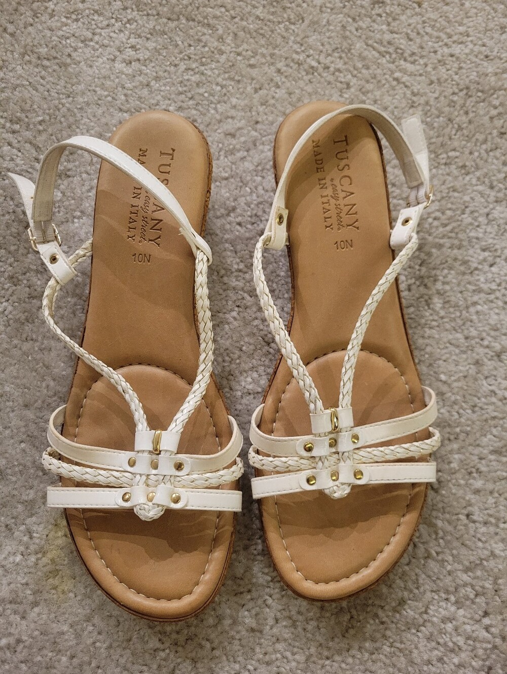White Sandals - Size 10